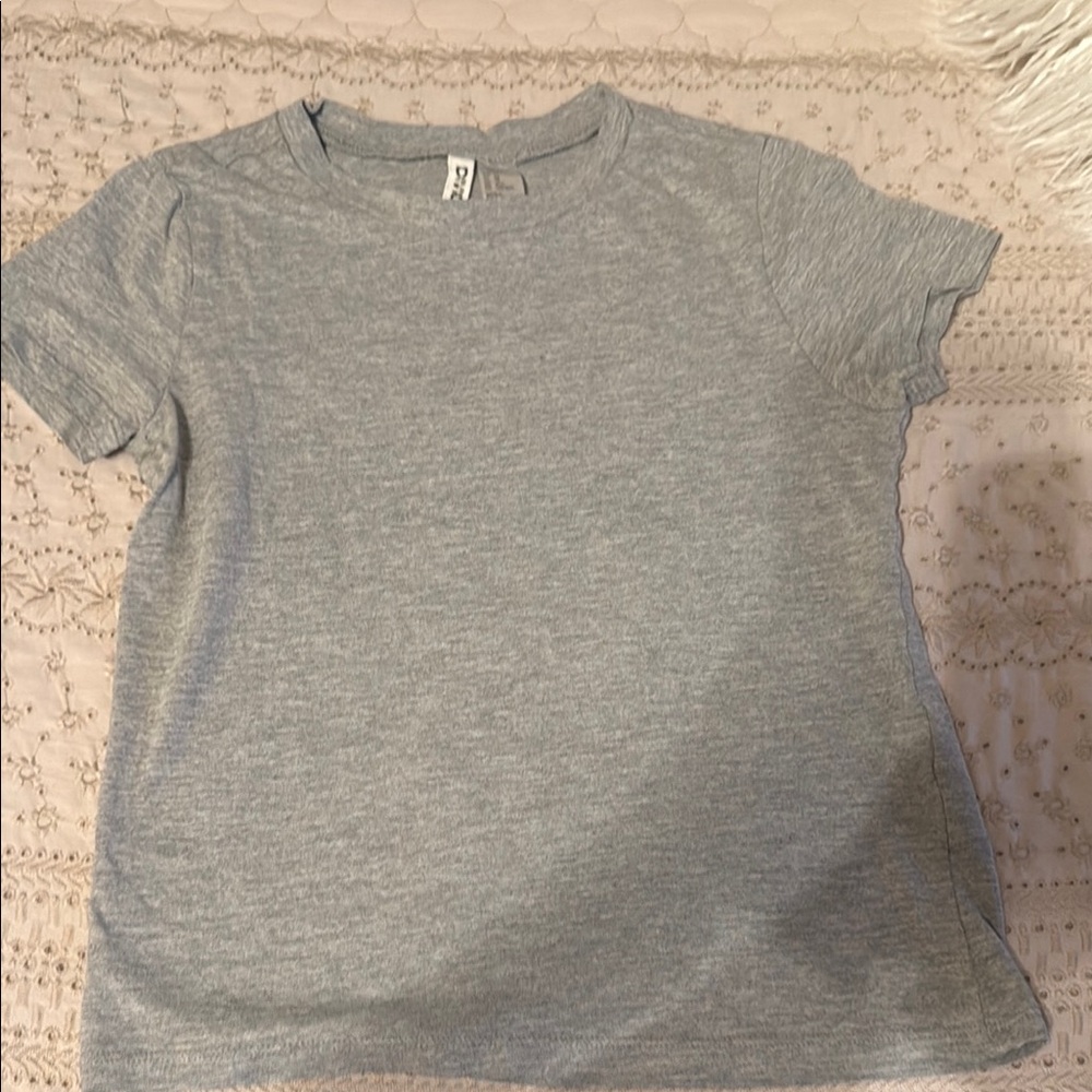 H&M Kids Gray Short Sleeve Tee